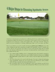 4 Major Steps in Choosing Synthetic Grass.pdf