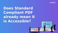 is pdf accessible the same as pdf standards.pptx
