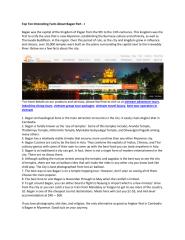 Top Ten Interesting Facts About Bagan Part - I.pdf