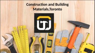 Construction and Building Materials,Toronto.pptx