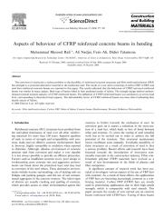 aspects of behaviour of cfrp reinforced concrete beams.pdf